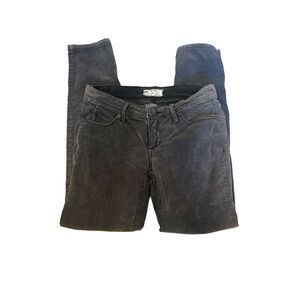 Free People Corduroy Gray Pants Straight‎ Leg Women's Size 25